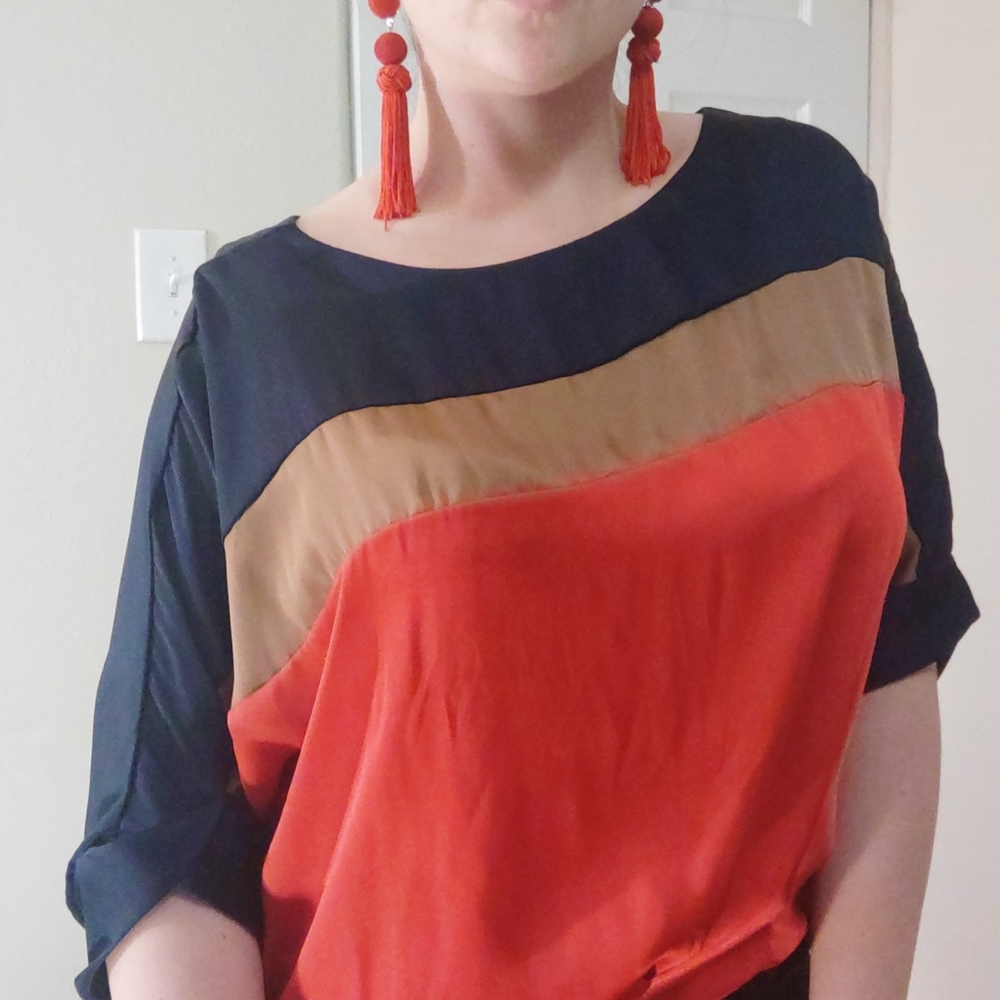 Ellen Tracy 3/4 shirt (Size 8)